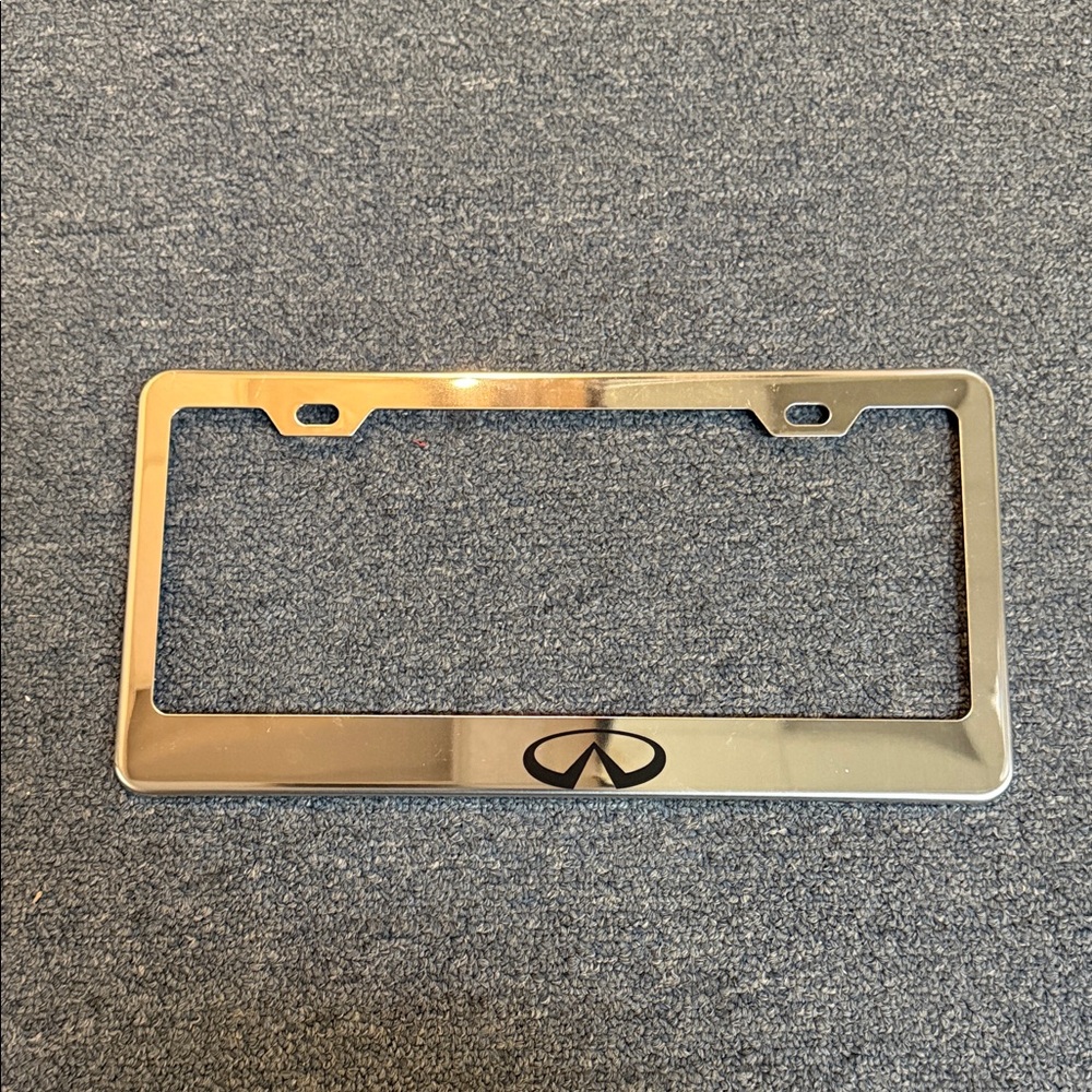 INFINITI Chrome Metal License Plate Frame